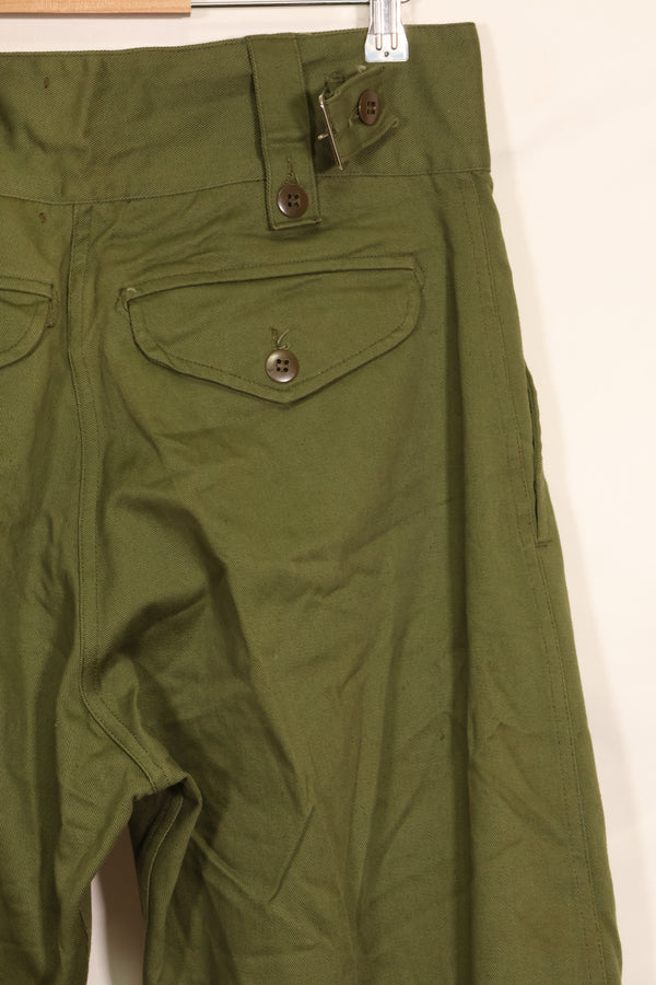 1967年契約　極上品　ベトナム戦争　オーストラリア軍　フィールパンツ　ほぼ未使用品
