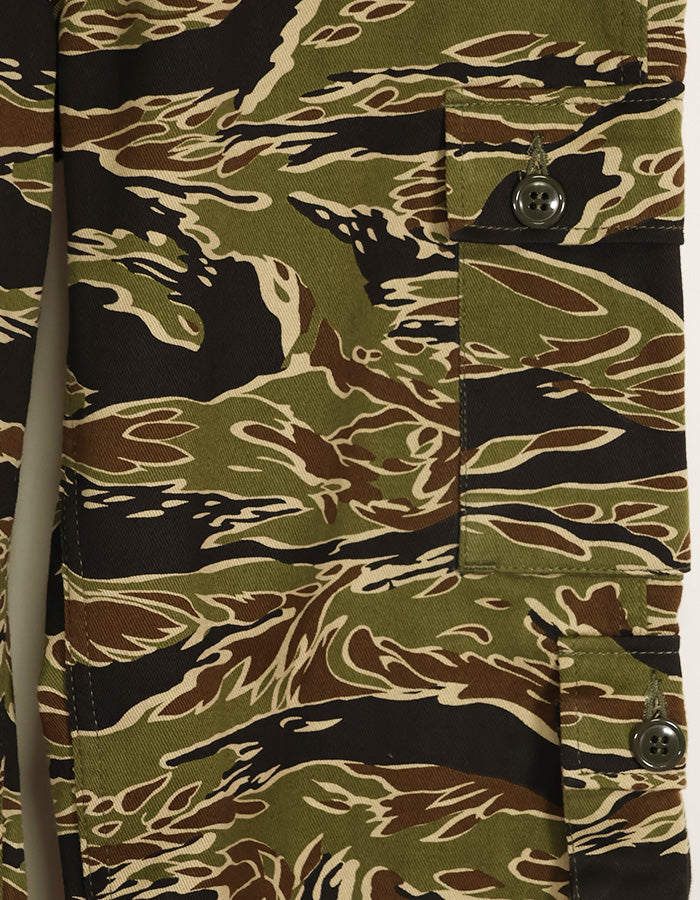 【2024年7月初旬納品予定】 MILITARIA 1911 Reproduced Early Gold Tiger Stripe Pants US-Cutin