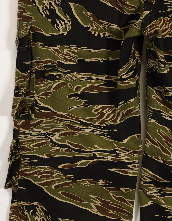 【2024年7月初旬納品予定】 MILITARIA 1911 Reproduced Early Gold Tiger Stripe Pants US-Cutin