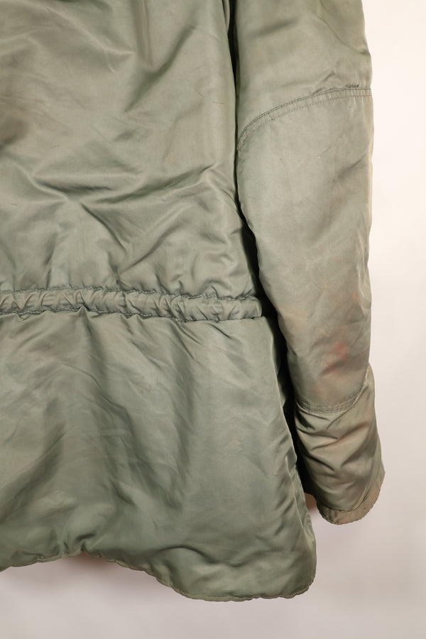 1950 年代大型美国空军美国空军 N3-B 飞行夹克，使用过，有钢印。