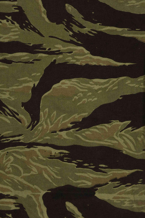 1960年代　クラシックパターン　タイガーストライプ　シャツ　Asian Cut 中古品