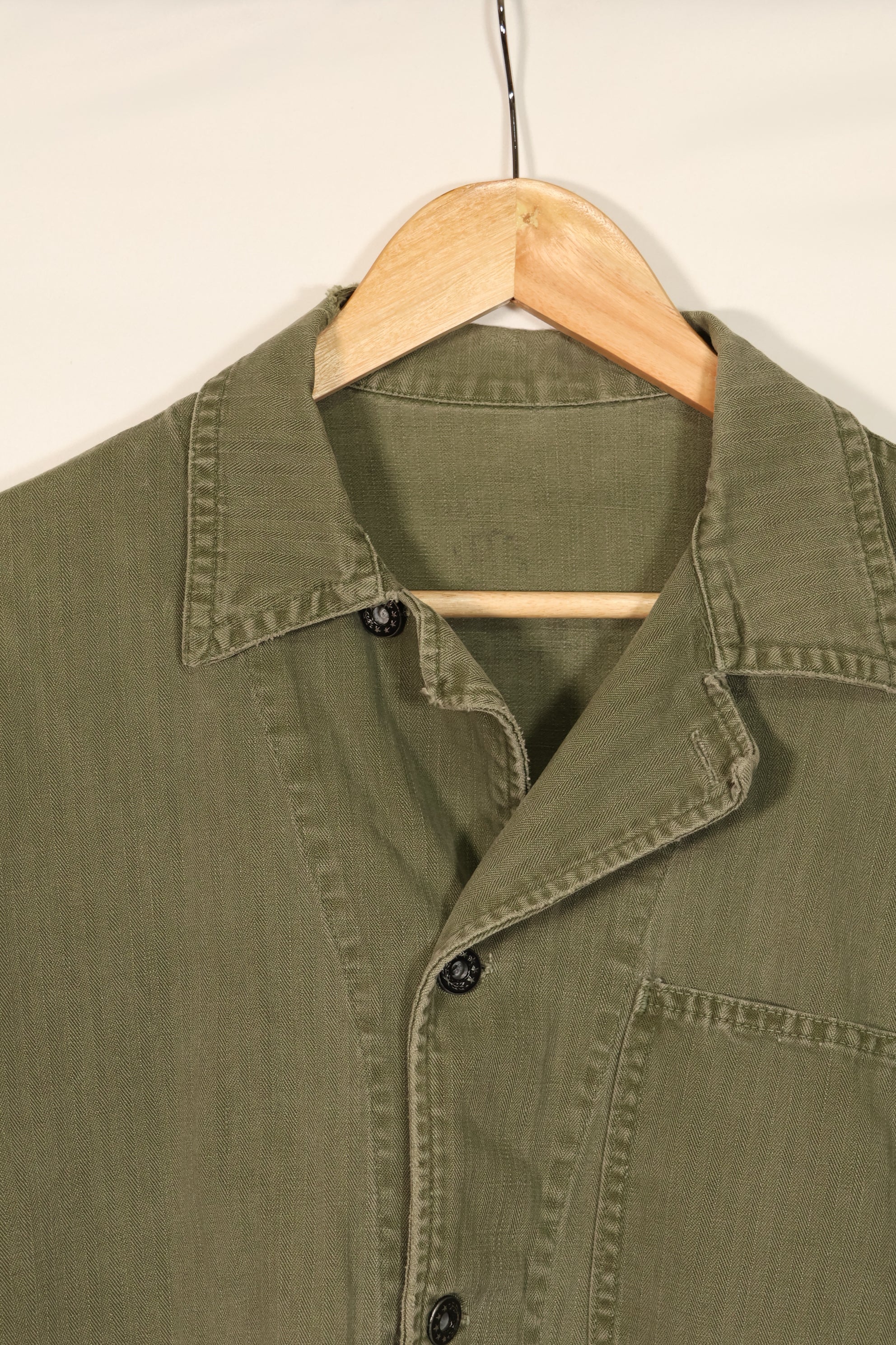 実物　アメリカ海軍　USN　M41 HBT ユーティリティジャケット　中古品