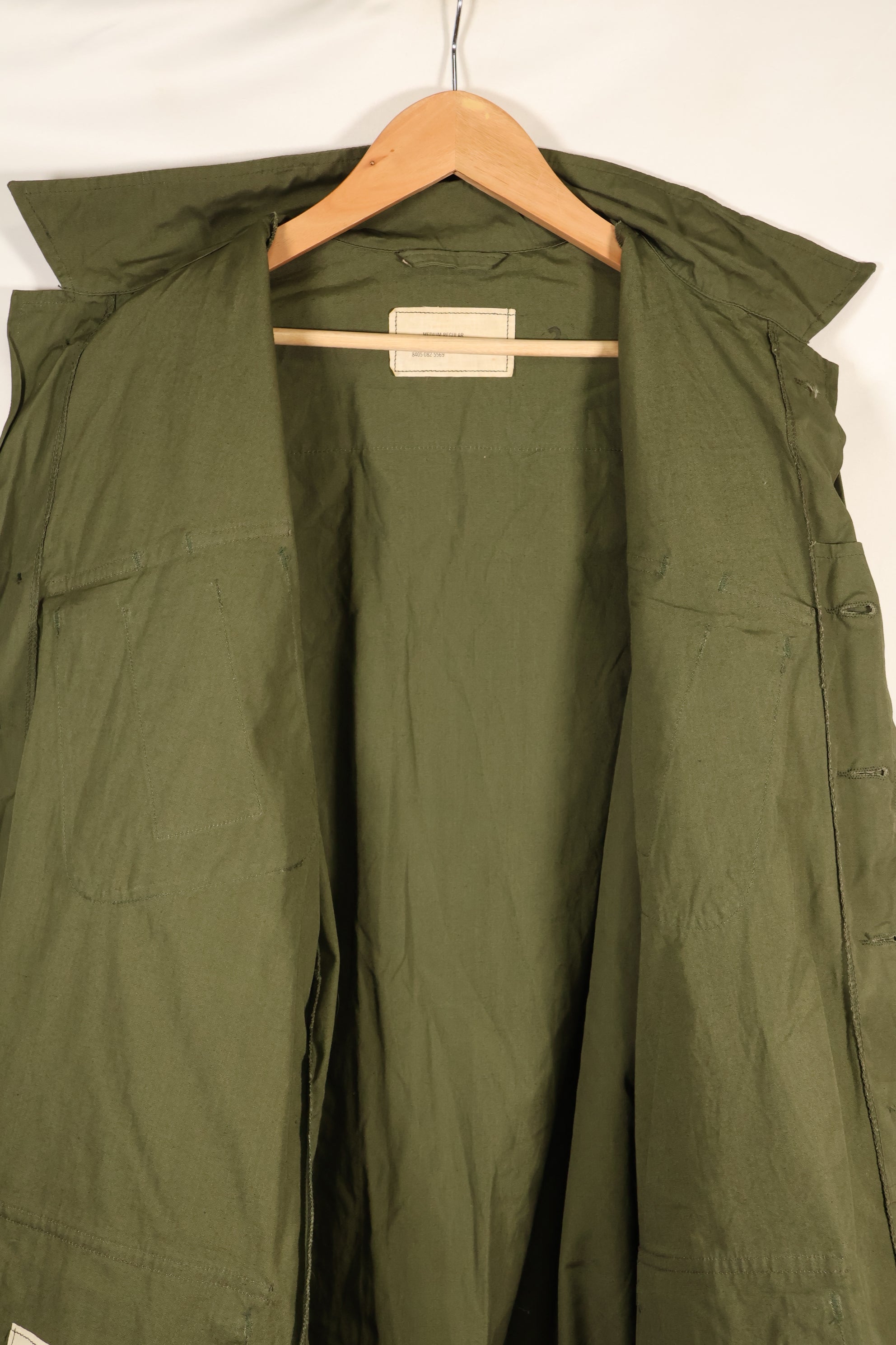 1966-67 Contract M-R 3rd Model Jungle Fatigue Jacket, almost never used, good condition.