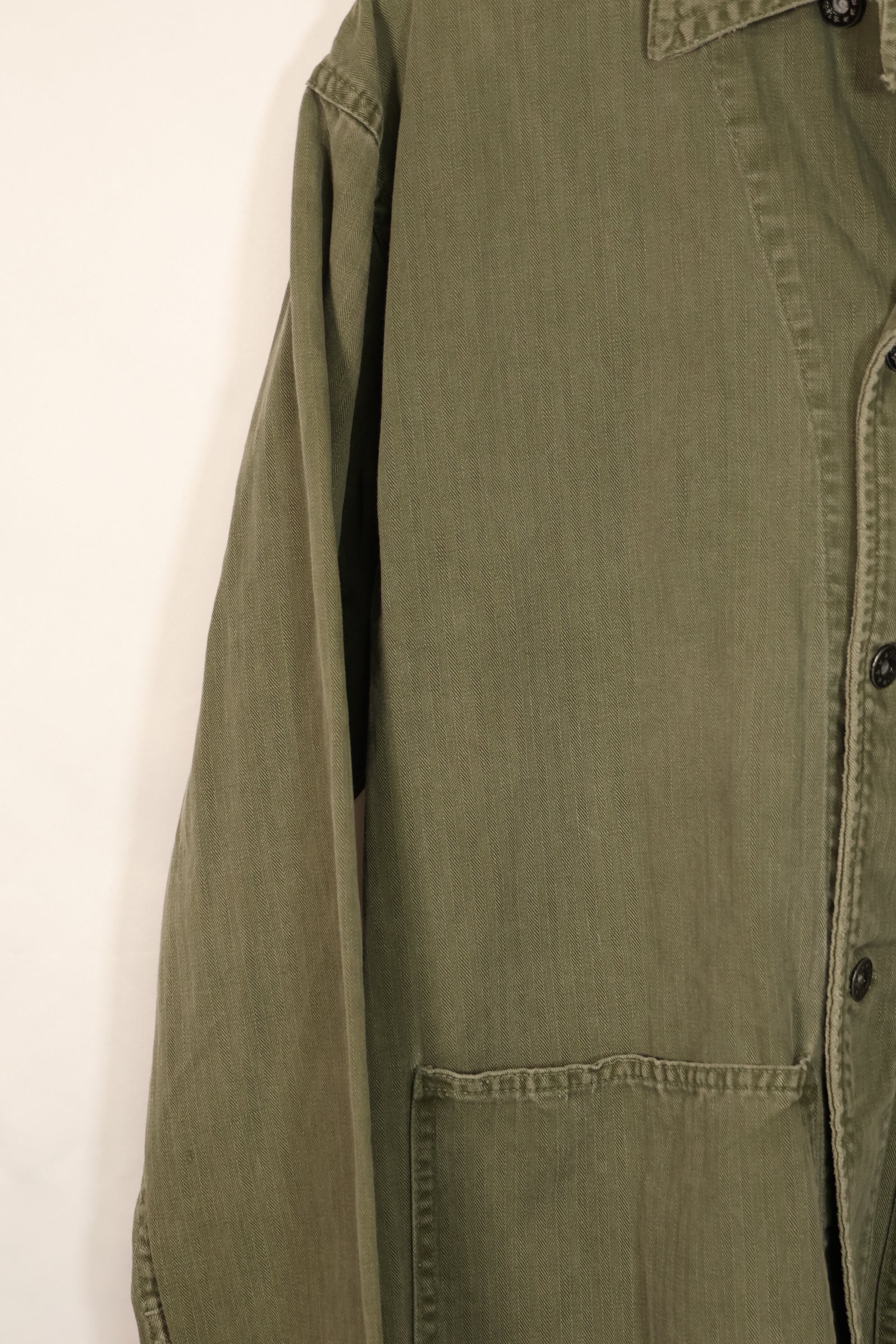 実物　アメリカ海軍　USN　M41 HBT ユーティリティジャケット　中古品