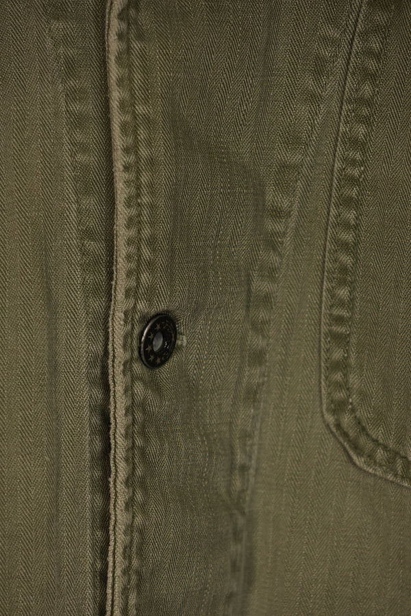 実物　アメリカ海軍　USN　M41 HBT ユーティリティジャケット　中古品