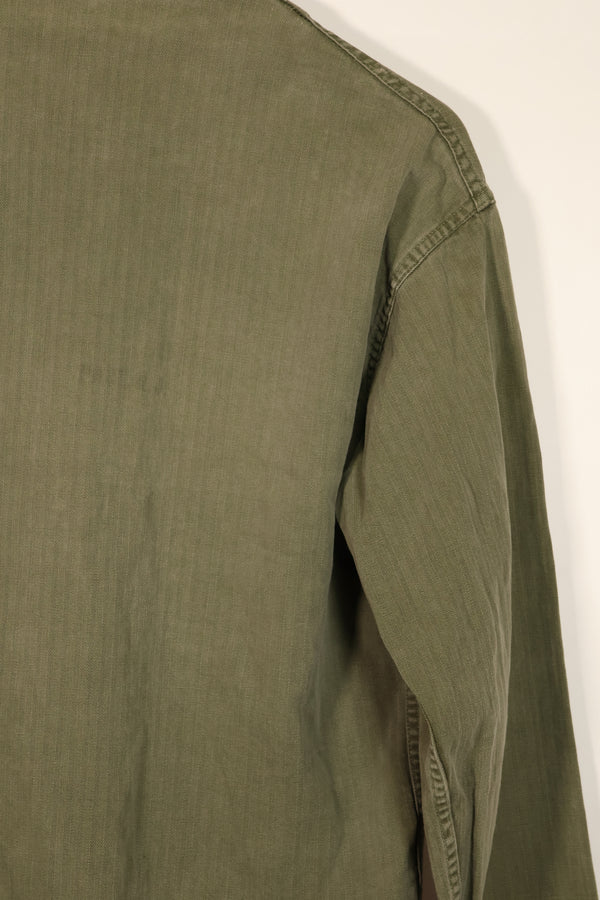 実物　アメリカ海軍　USN　M41 HBT ユーティリティジャケット　中古品