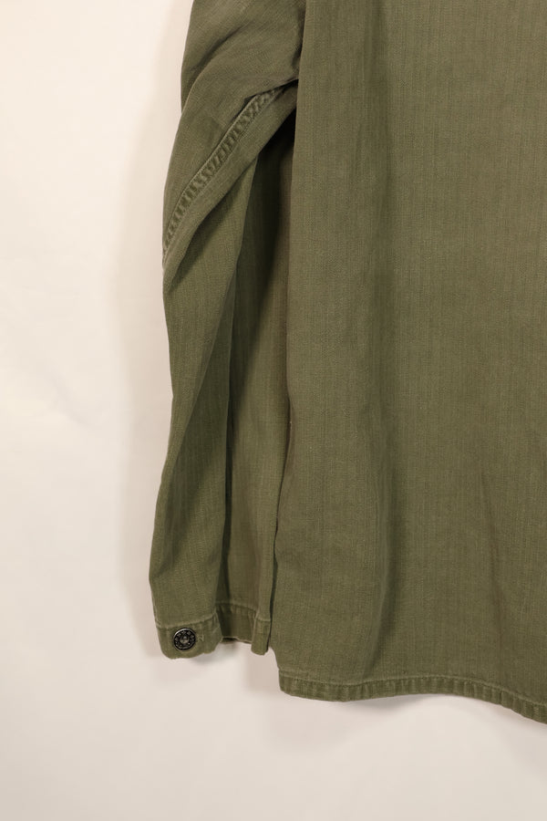 実物　アメリカ海軍　USN　M41 HBT ユーティリティジャケット　中古品