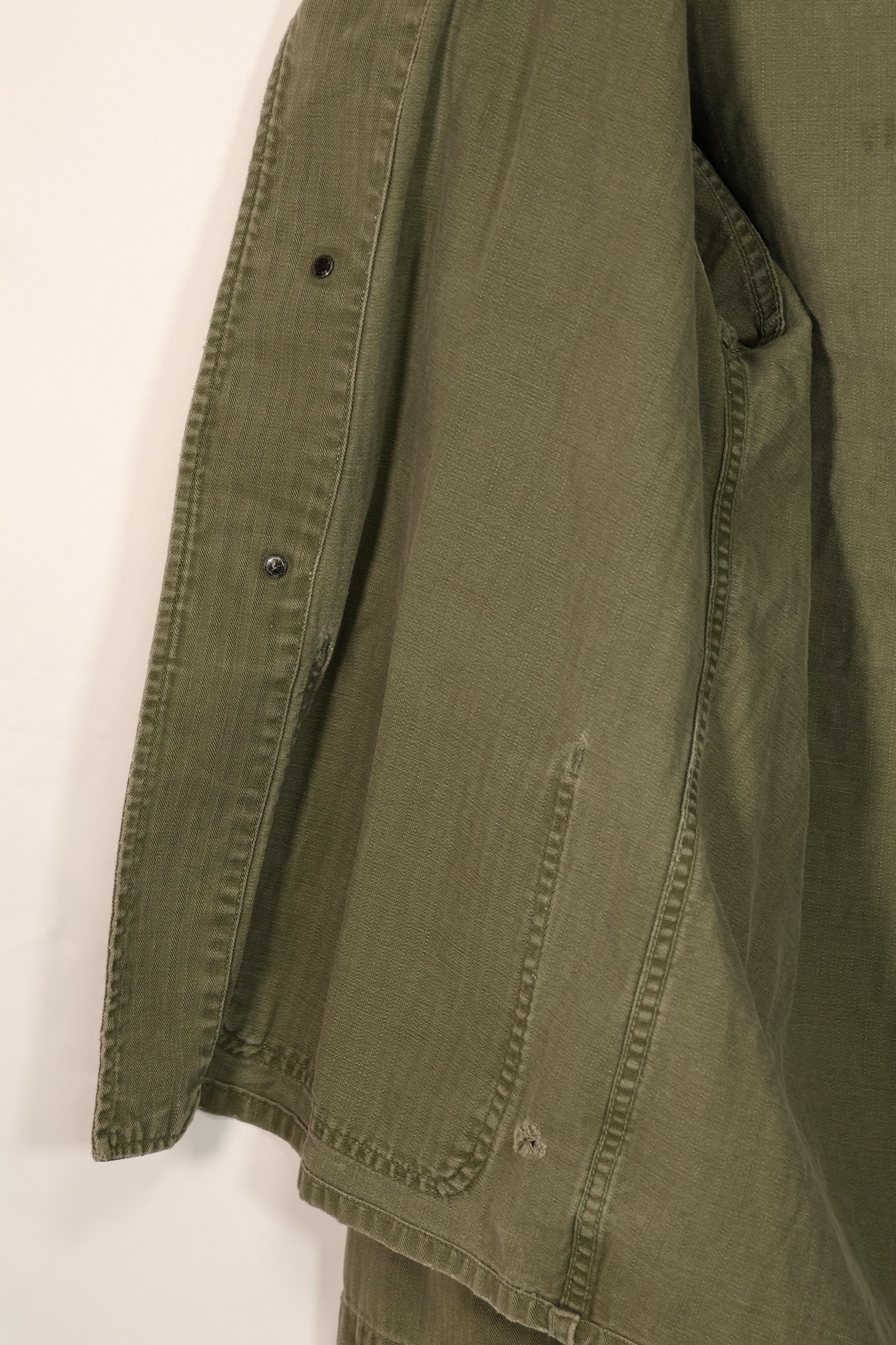 実物　アメリカ海軍　USN　M41 HBT ユーティリティジャケット　中古品