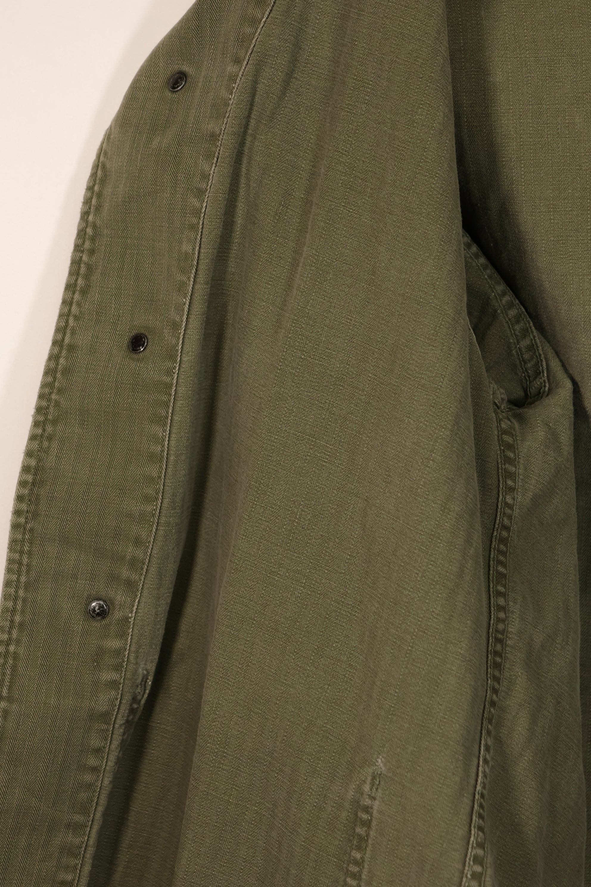 実物　アメリカ海軍　USN　M41 HBT ユーティリティジャケット　中古品