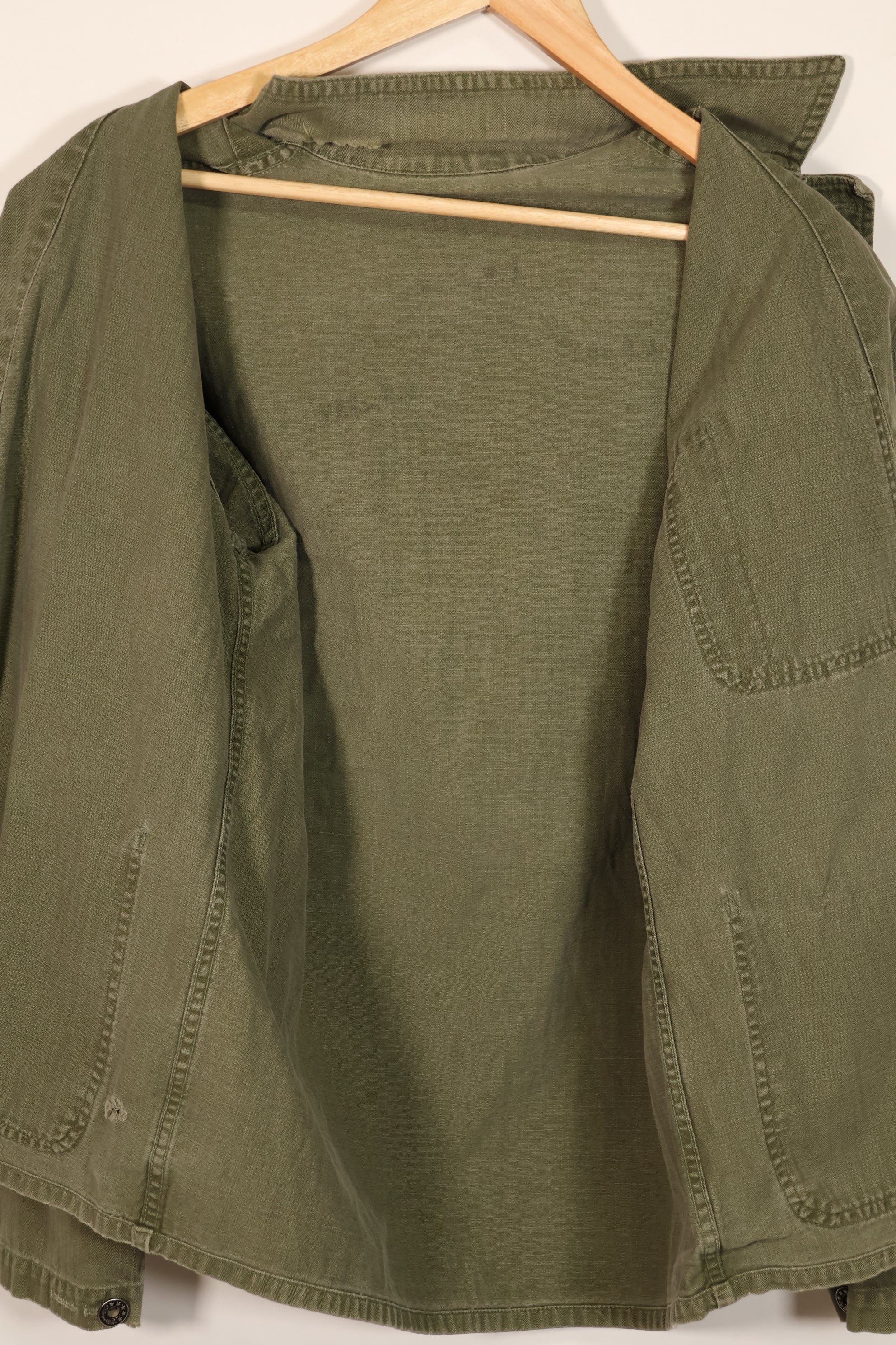 実物　アメリカ海軍　USN　M41 HBT ユーティリティジャケット　中古品