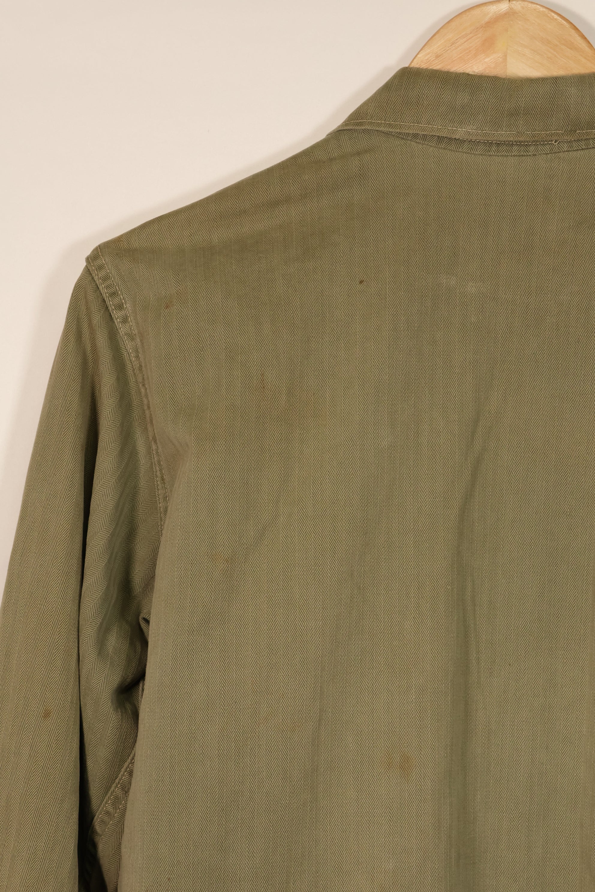 実物　アメリカ海兵隊　USMC M44　HBT　ユーティリティジャケット　中古品