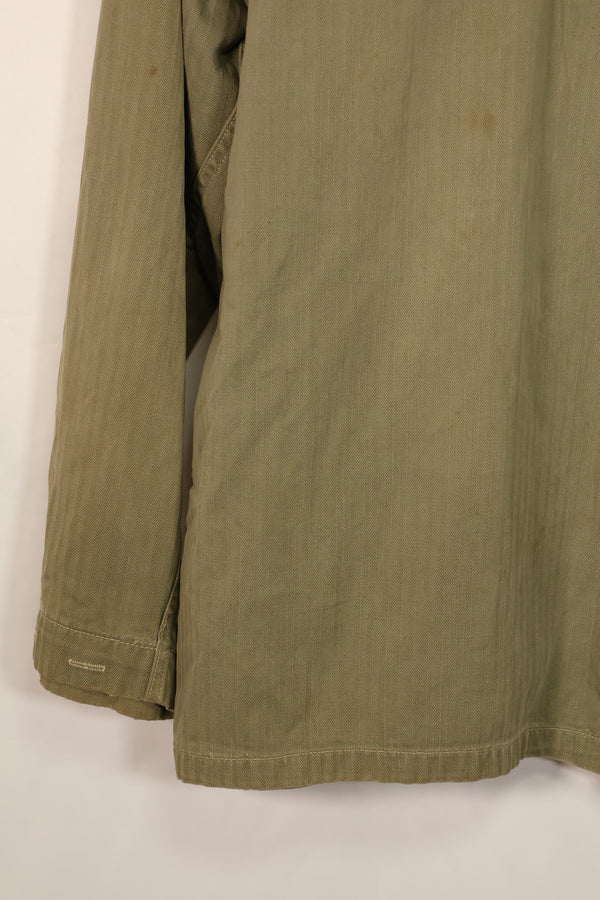 実物　アメリカ海兵隊　USMC M44　HBT　ユーティリティジャケット　中古品