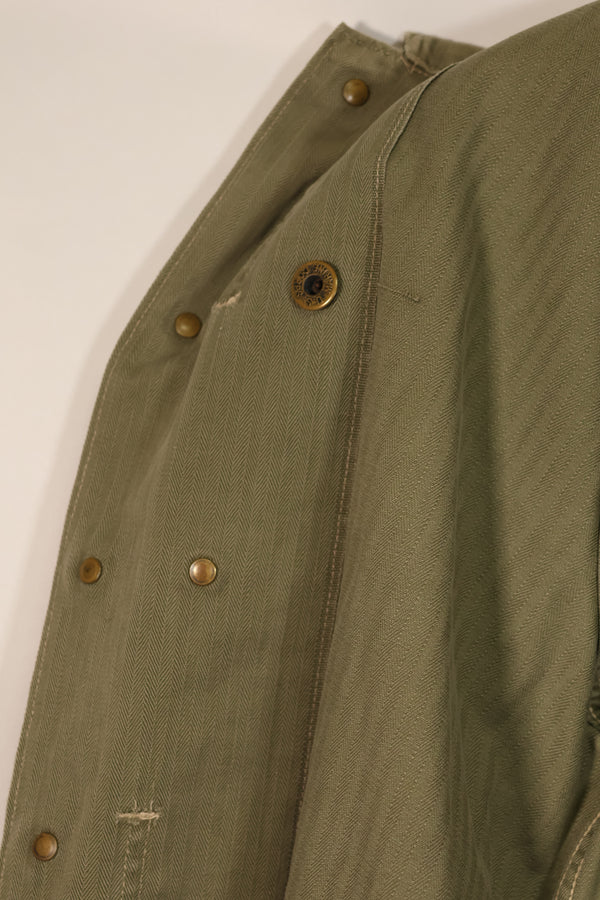 実物　アメリカ海兵隊　USMC M44　HBT　ユーティリティジャケット　中古品