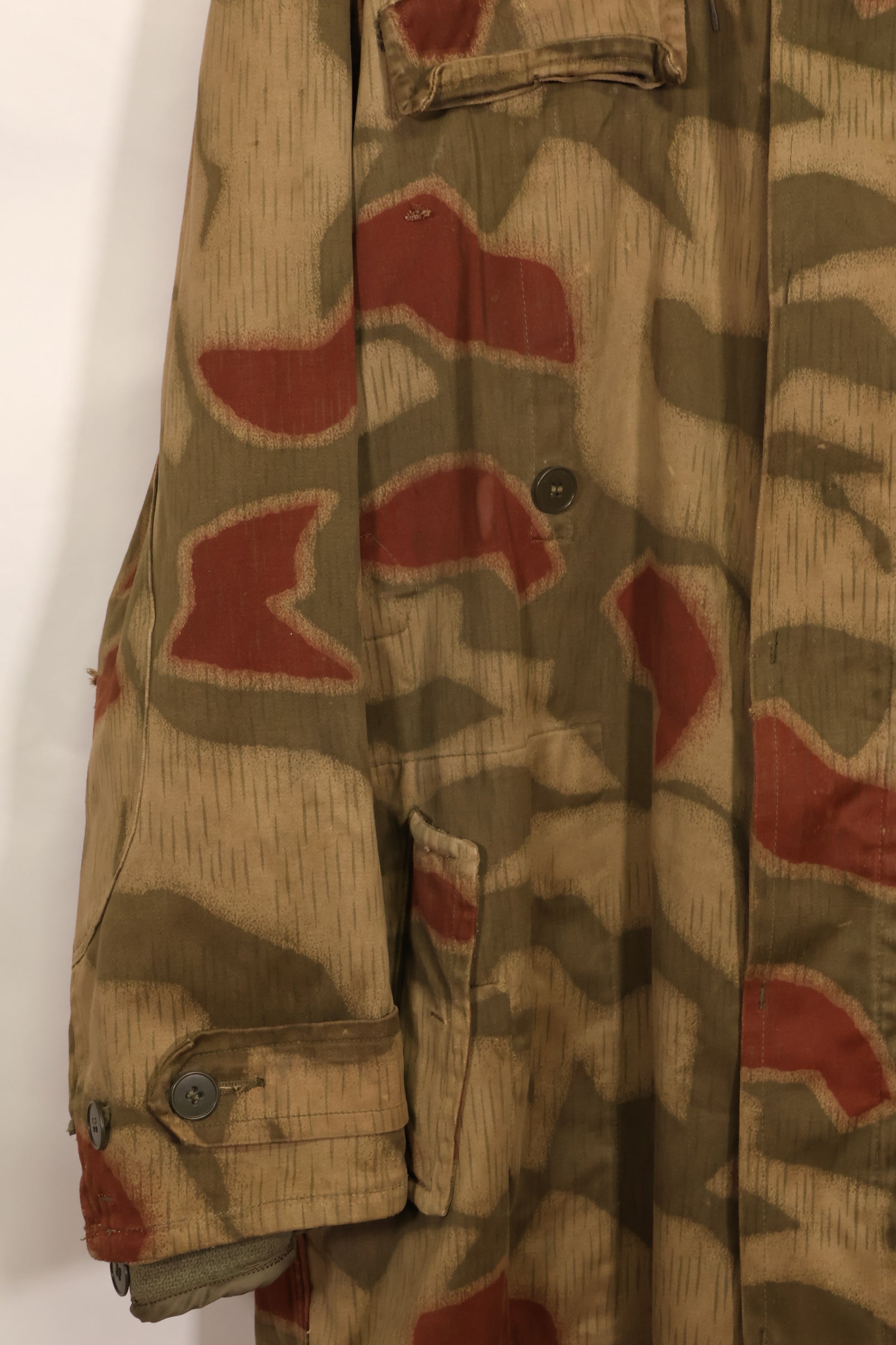 1960年代〜70年代　西ドイツ　BGS　タン&ウォーター迷彩　フィールドパーカー　ライナー付　中古品