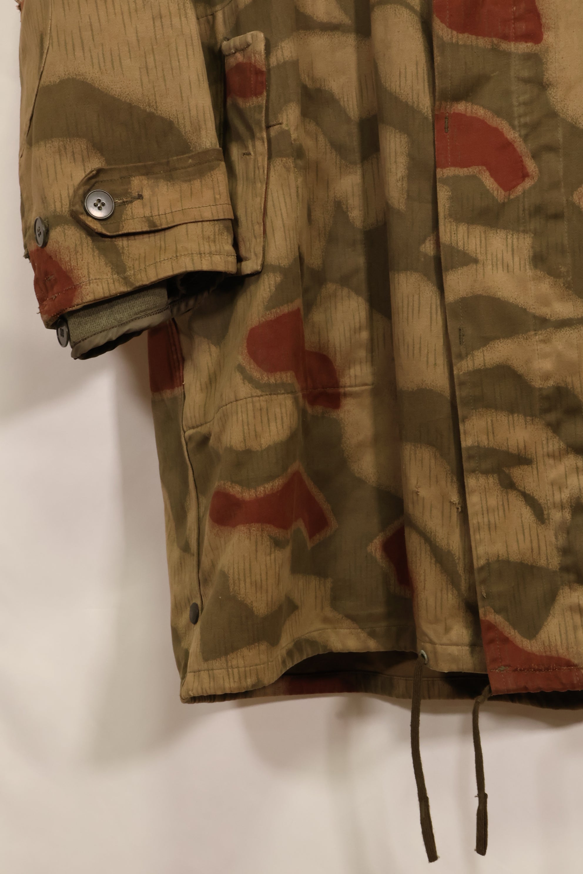 1960年代〜70年代　西ドイツ　BGS　タン&ウォーター迷彩　フィールドパーカー　ライナー付　中古品