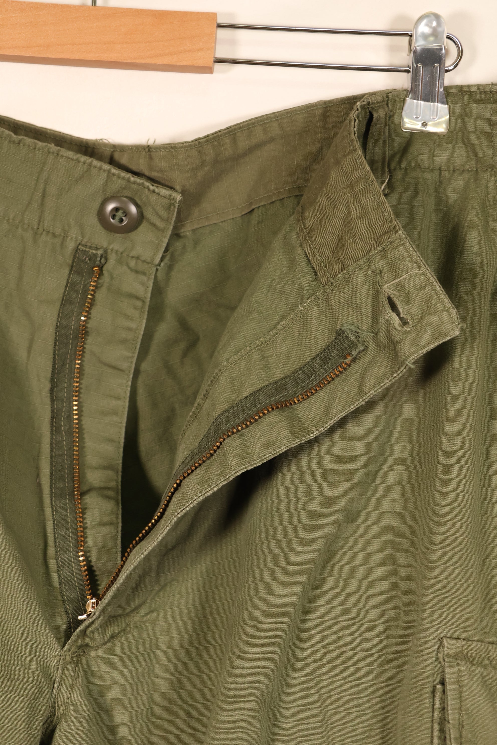 Circa 1968: X-L-R 4th Model Jungle Fatigue Pants, Largest Size, Used