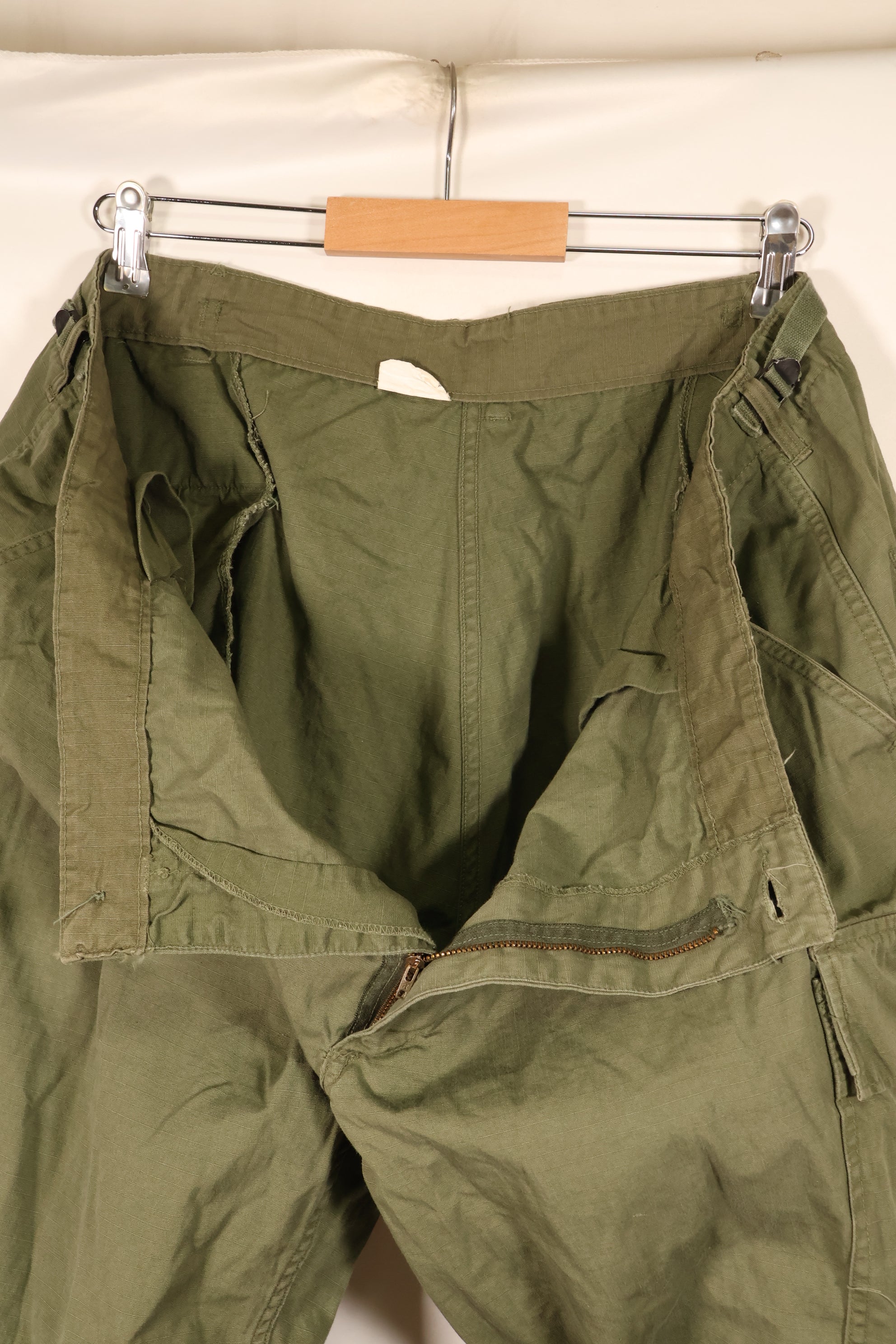 Circa 1968: X-L-R 4th Model Jungle Fatigue Pants, Largest Size, Used