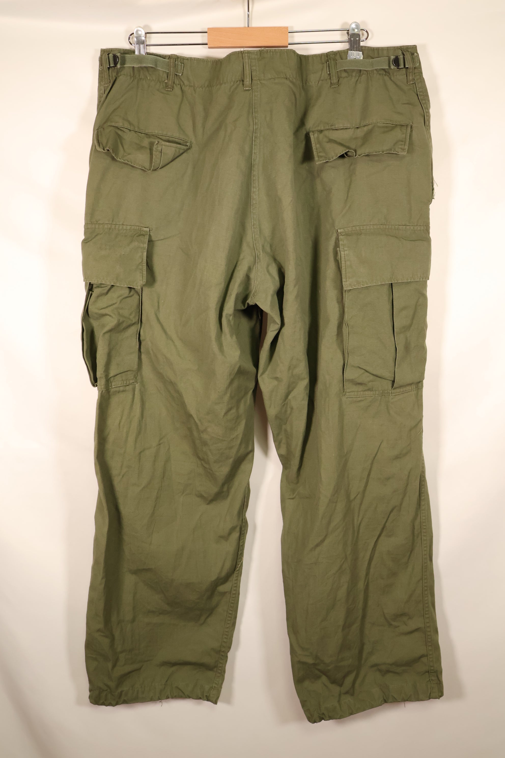 Circa 1968: X-L-R 4th Model Jungle Fatigue Pants, Largest Size, Used