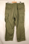 Circa 1968: X-L-R 4th Model Jungle Fatigue Pants, Largest Size, Used