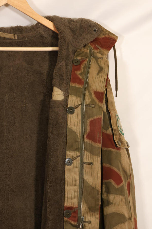 1960年代〜70年代　西ドイツ　BGS　タン&ウォーター迷彩　フィールドパーカー　ライナー付　中古品