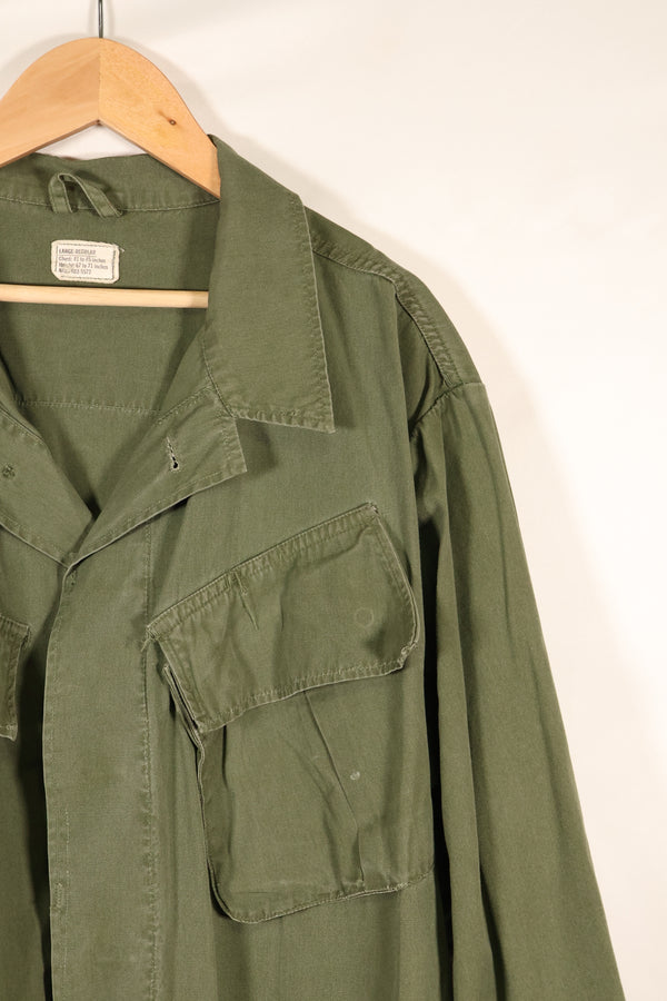 1967 Contract L-R Non Ripstop 3rd Model Jungle Fatigue Jacket Used