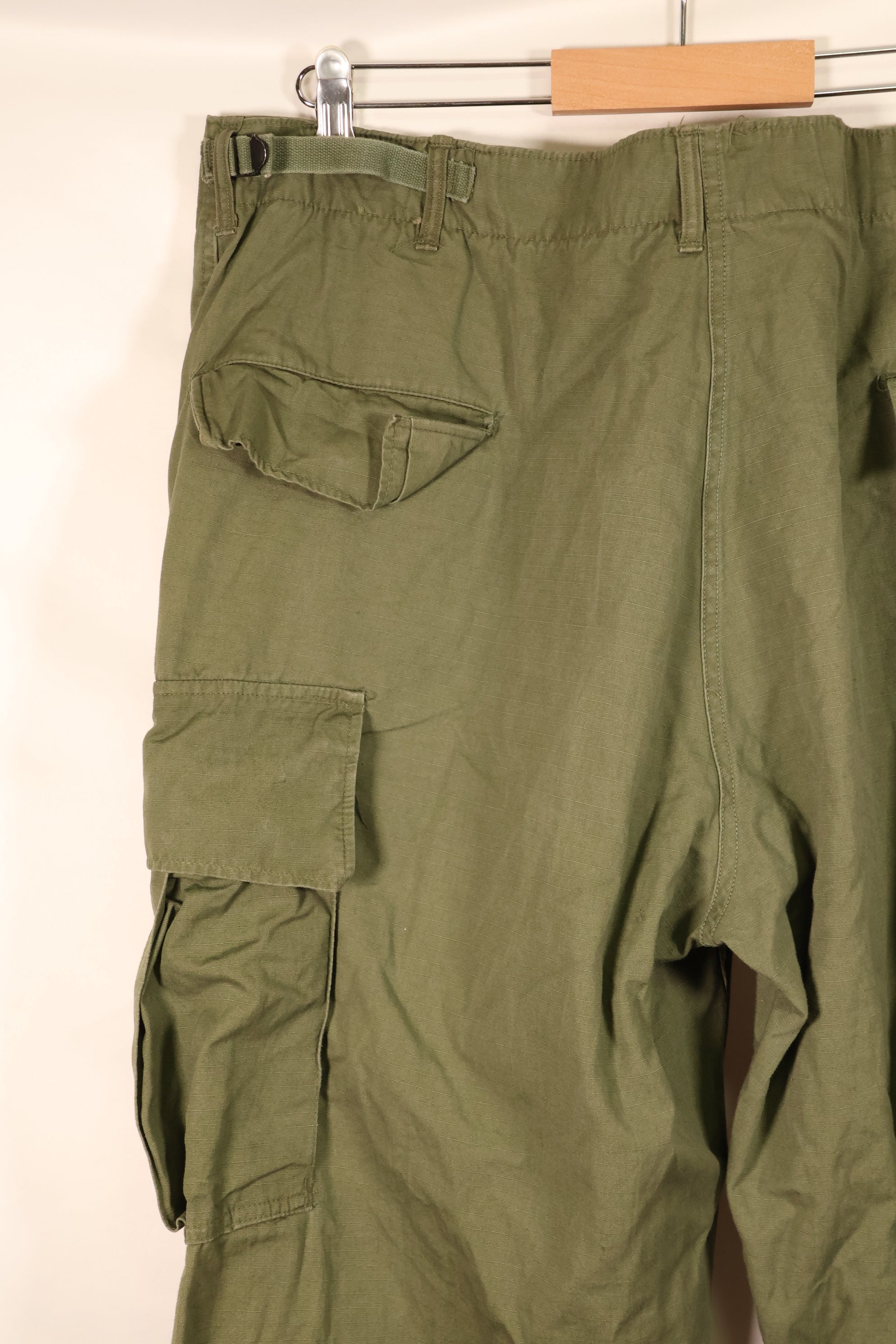 Circa 1968: X-L-R 4th Model Jungle Fatigue Pants, Largest Size, Used