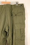 Circa 1968: X-L-R 4th Model Jungle Fatigue Pants, Largest Size, Used