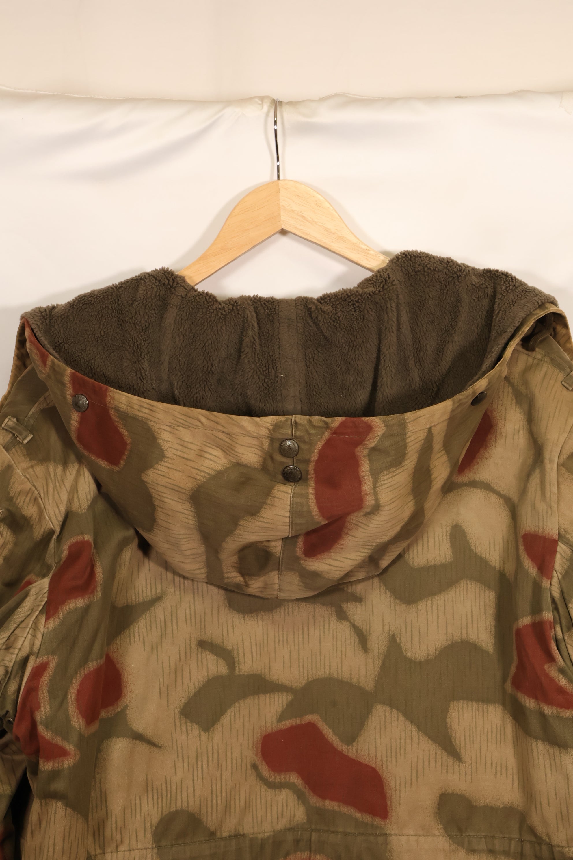 1960年代〜70年代　西ドイツ　BGS　タン&ウォーター迷彩　フィールドパーカー　ライナー付　中古品