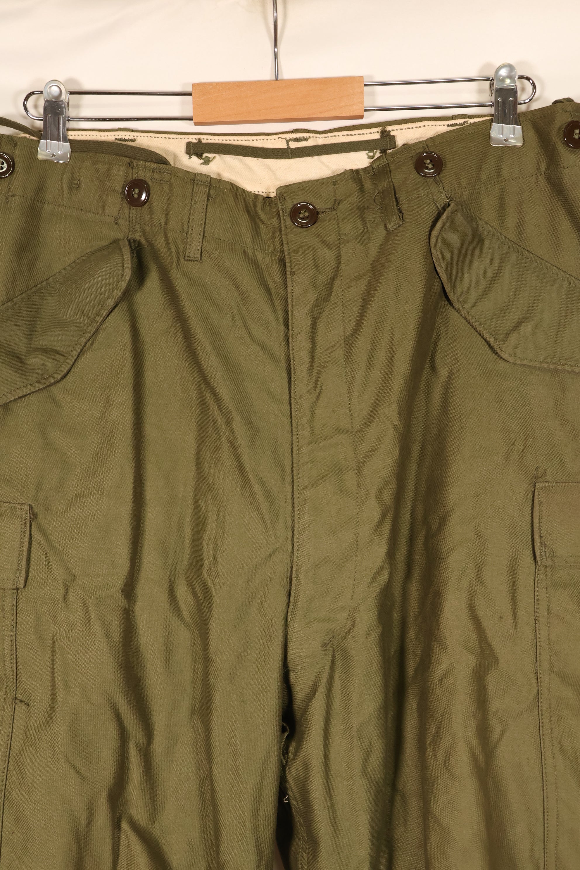 1951年契約　M-R　アメリカ陸軍　M-1951 フィールドパンツ　M51 パンツ　ほぼ未使用品　