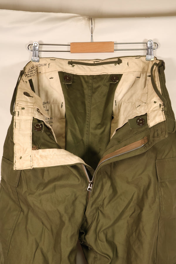 1951年契約　M-R　アメリカ陸軍　M-1951 フィールドパンツ　M51 パンツ　ほぼ未使用品　