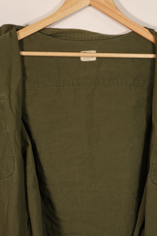 実物　1969年製　4th Model ジャングルファティーグ　ジャケット　X-L-R 大きめサイズ　中古品