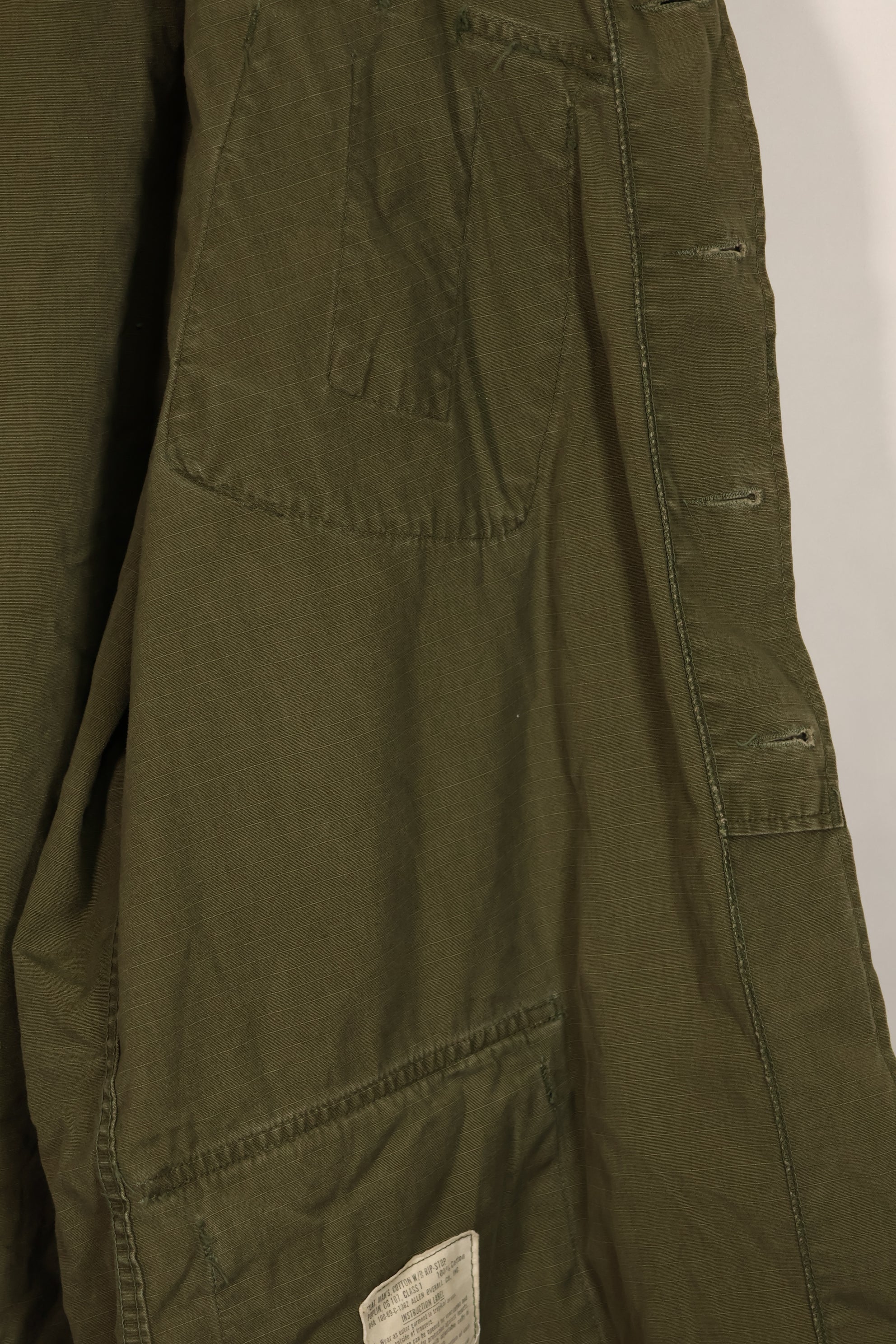 実物　1969年製　4th Model ジャングルファティーグ　ジャケット　X-L-R 大きめサイズ　中古品