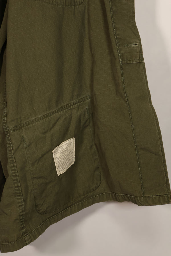 実物　1969年製　4th Model ジャングルファティーグ　ジャケット　X-L-R 大きめサイズ　中古品