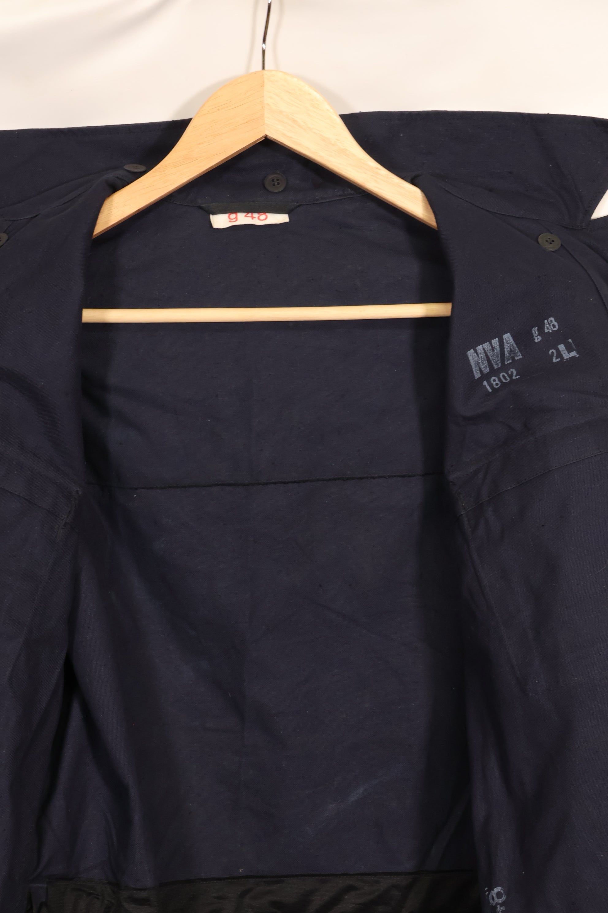 1980年代　東ドイツ海軍　コットン ユーティリティージャケット　未使用品