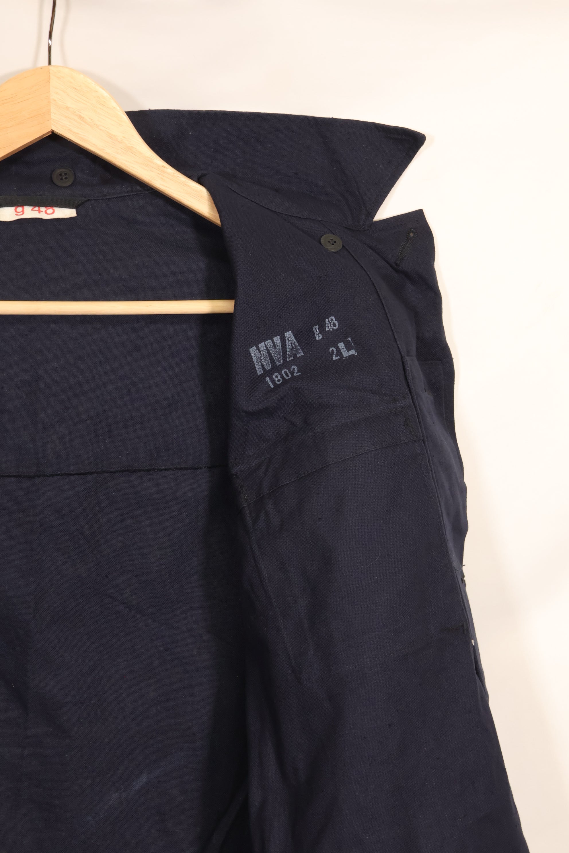 1980年代　東ドイツ海軍　コットン ユーティリティージャケット　未使用品