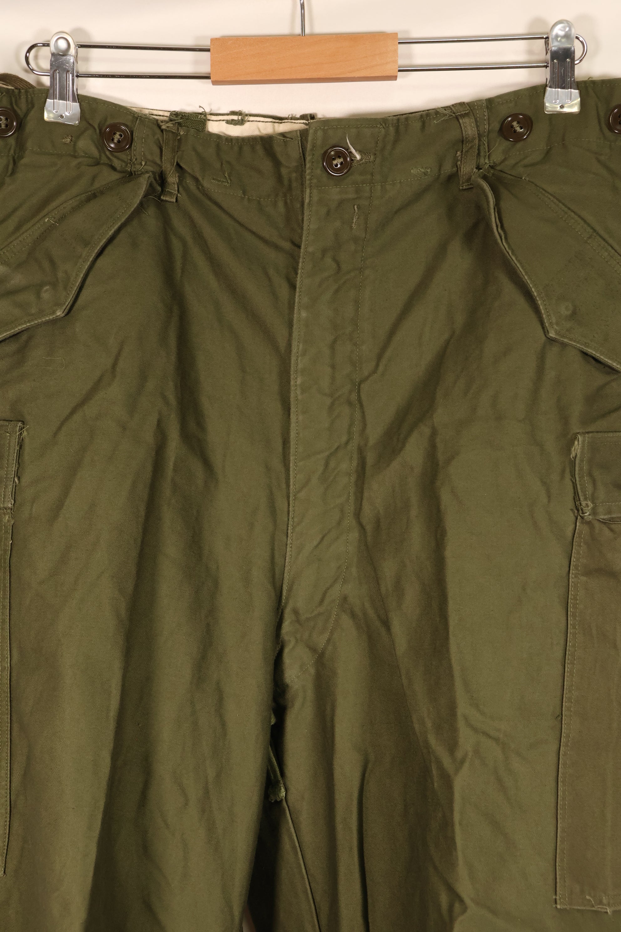 1952年契約　M-L　アメリカ軍　M-1951　フィールドパンツ　M51パンツ　中古品