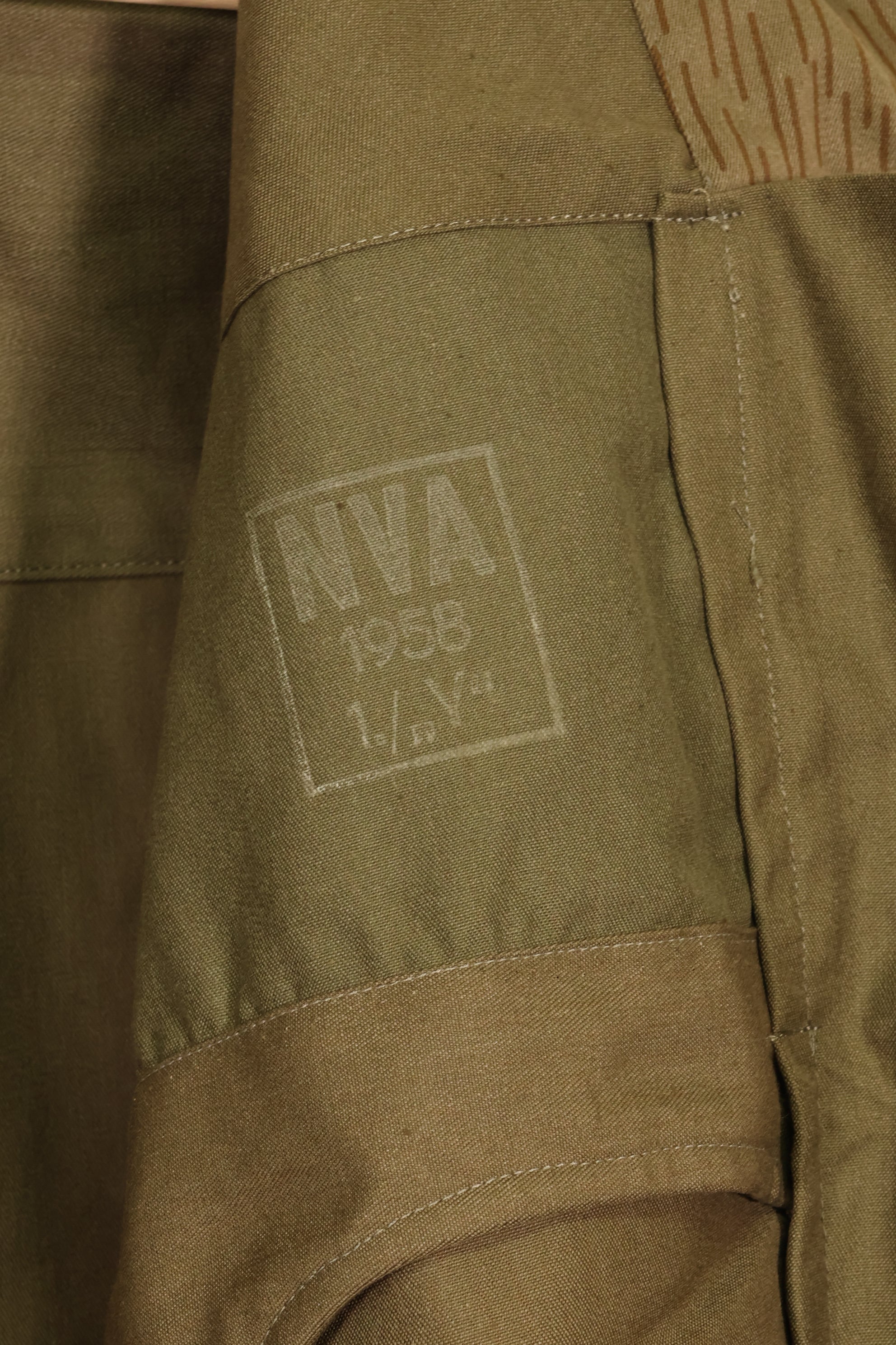 1980年代　レインドロップ迷彩　東ドイツ陸軍　降下猟兵　ジャンプジャケット　未使用品　A