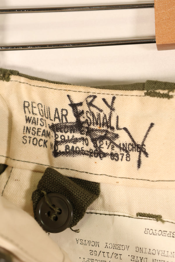 1957年契約　アメリカ軍　M-1951　フィールドパンツ　M-58　パンツ　状態良い　中古品