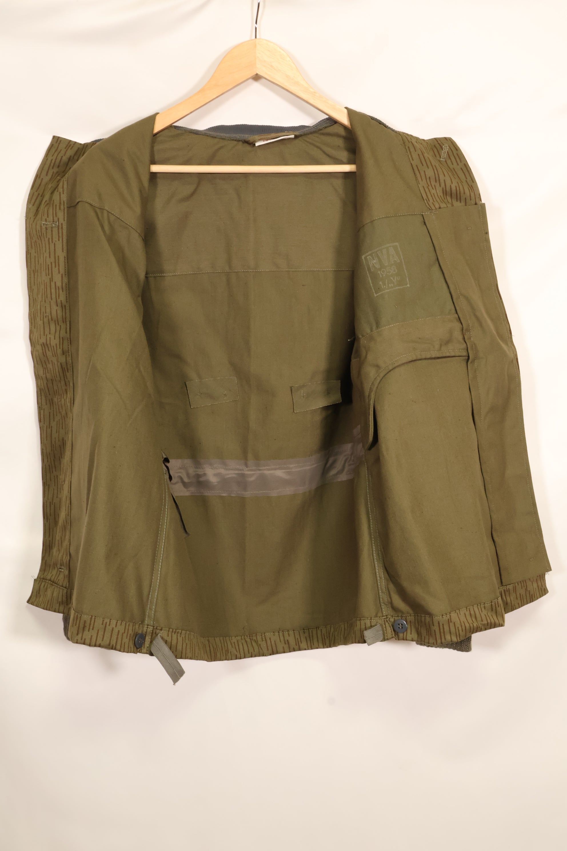 1980年代　レインドロップ迷彩　東ドイツ陸軍　降下猟兵　ジャンプジャケット　未使用品　B