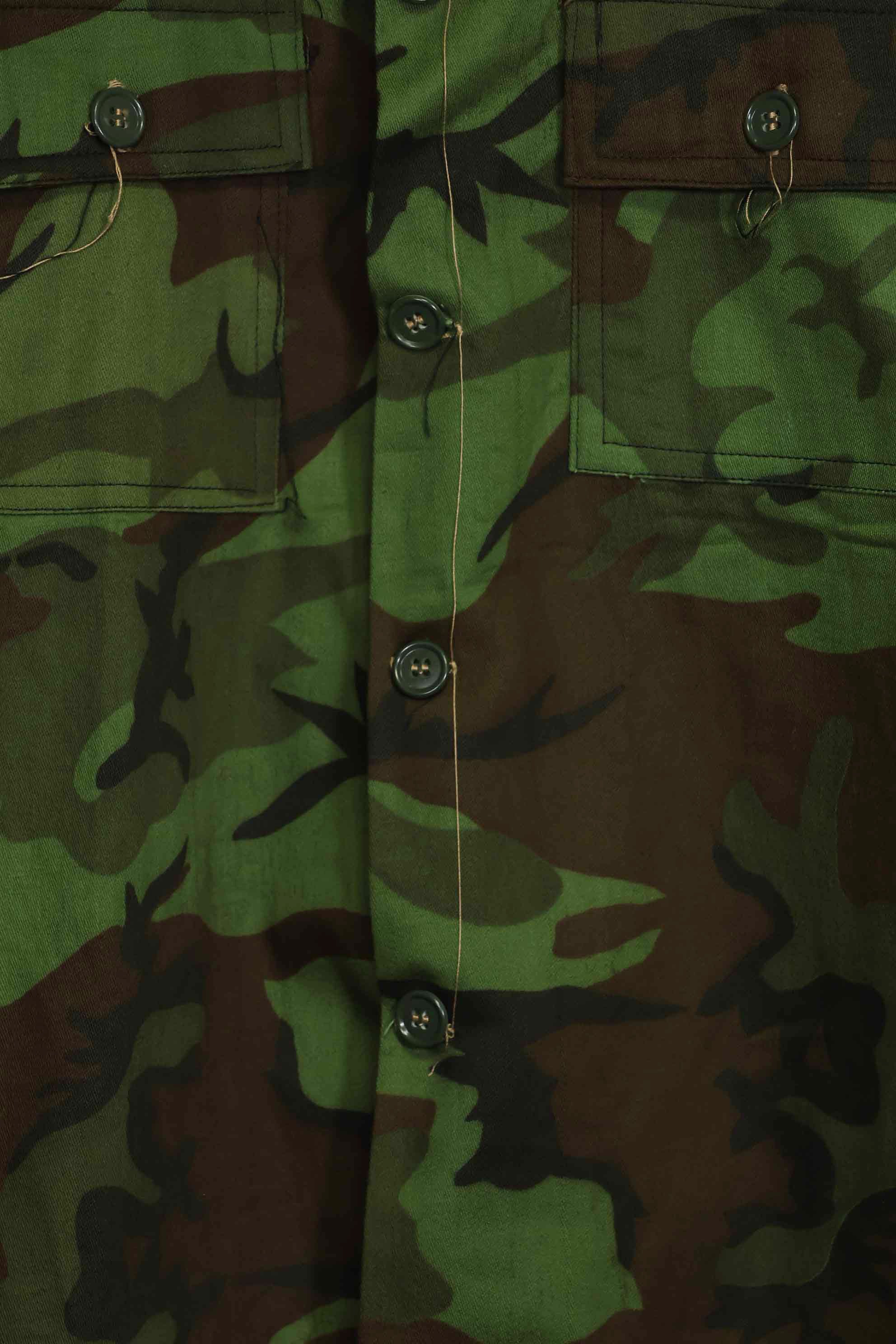 1960s U.S. Army Advisor ARVN BDQ Ranger Shirt Leaf camouflage shirt, never used.