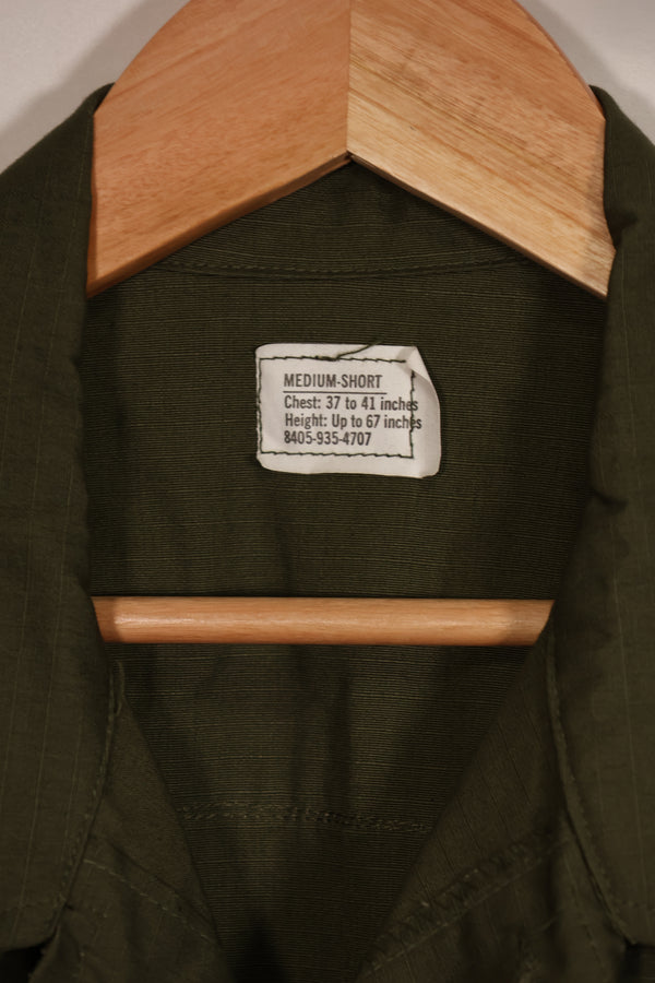 実物　デッドストック　1970年製　4th Model ジャングルファティーグ　ジャケット　M-S