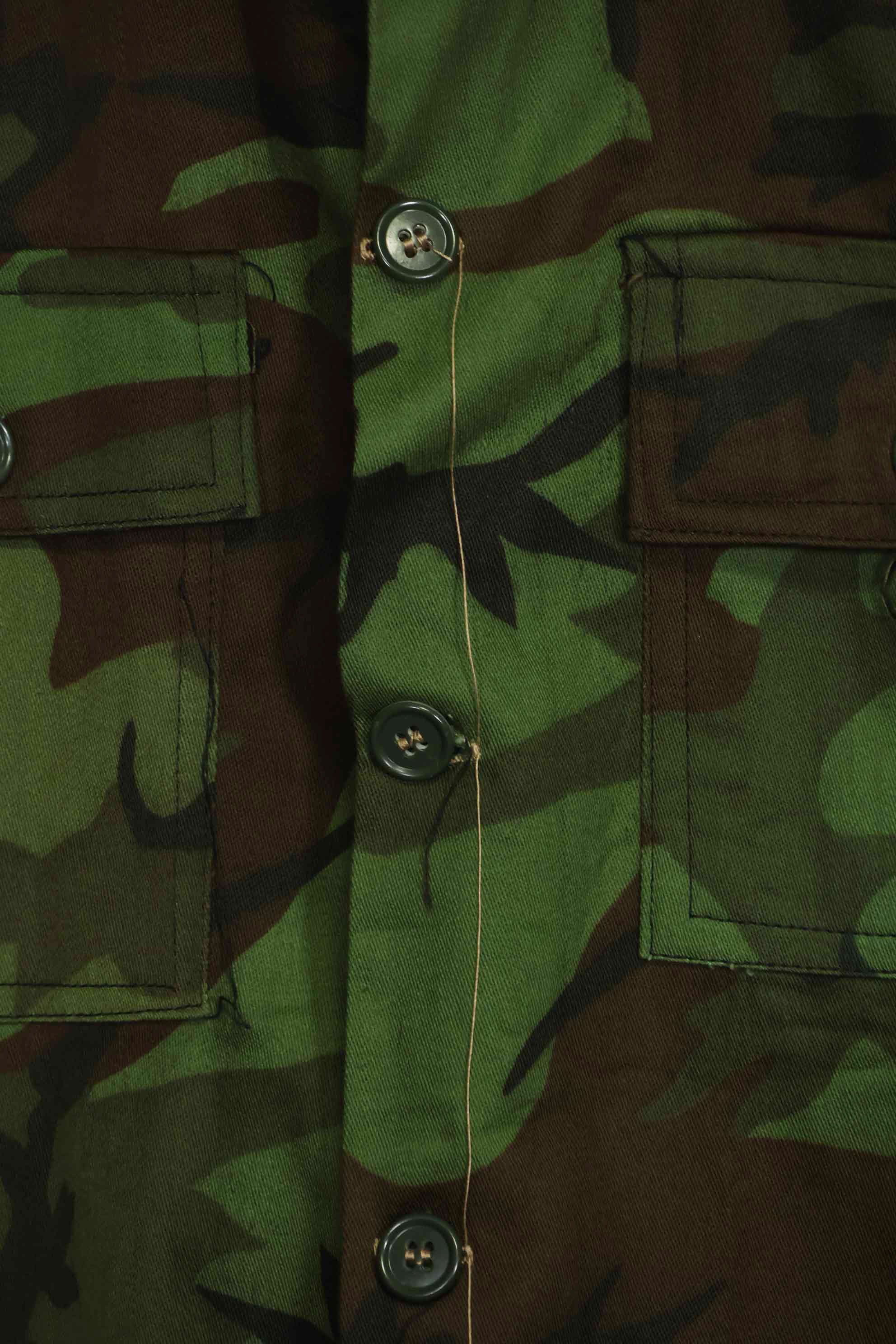 1960s U.S. Army Advisor ARVN BDQ Ranger Shirt Leaf camouflage shirt, never used.