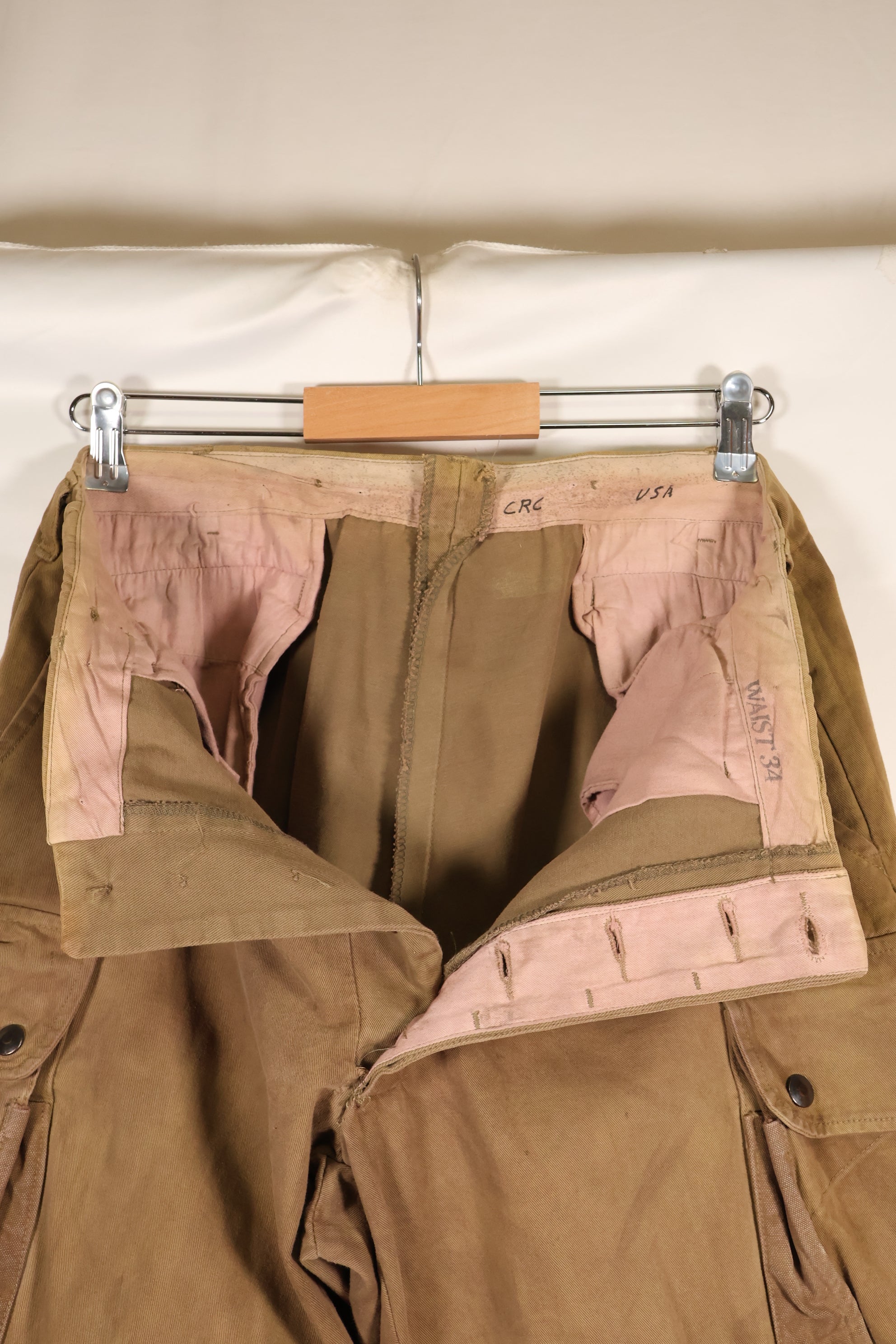 电影服装 Larger 电影服装 Private Ryan US Army M42 Jump Pants Used B