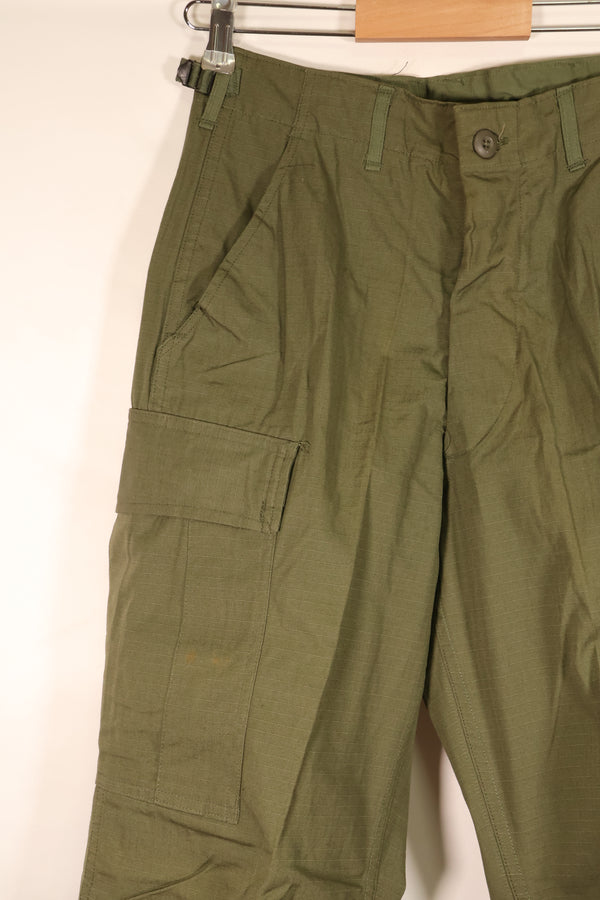 1960年代後半　S-R　アメリカ軍　4th Model ジャングルファティーグ　パンツ　状態良い　ほぼ未使用品