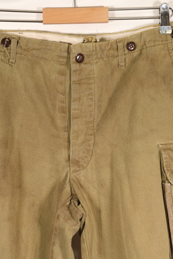 电影服装 大号电影服装 Private Ryan US Army M42 Jump Pants Used C