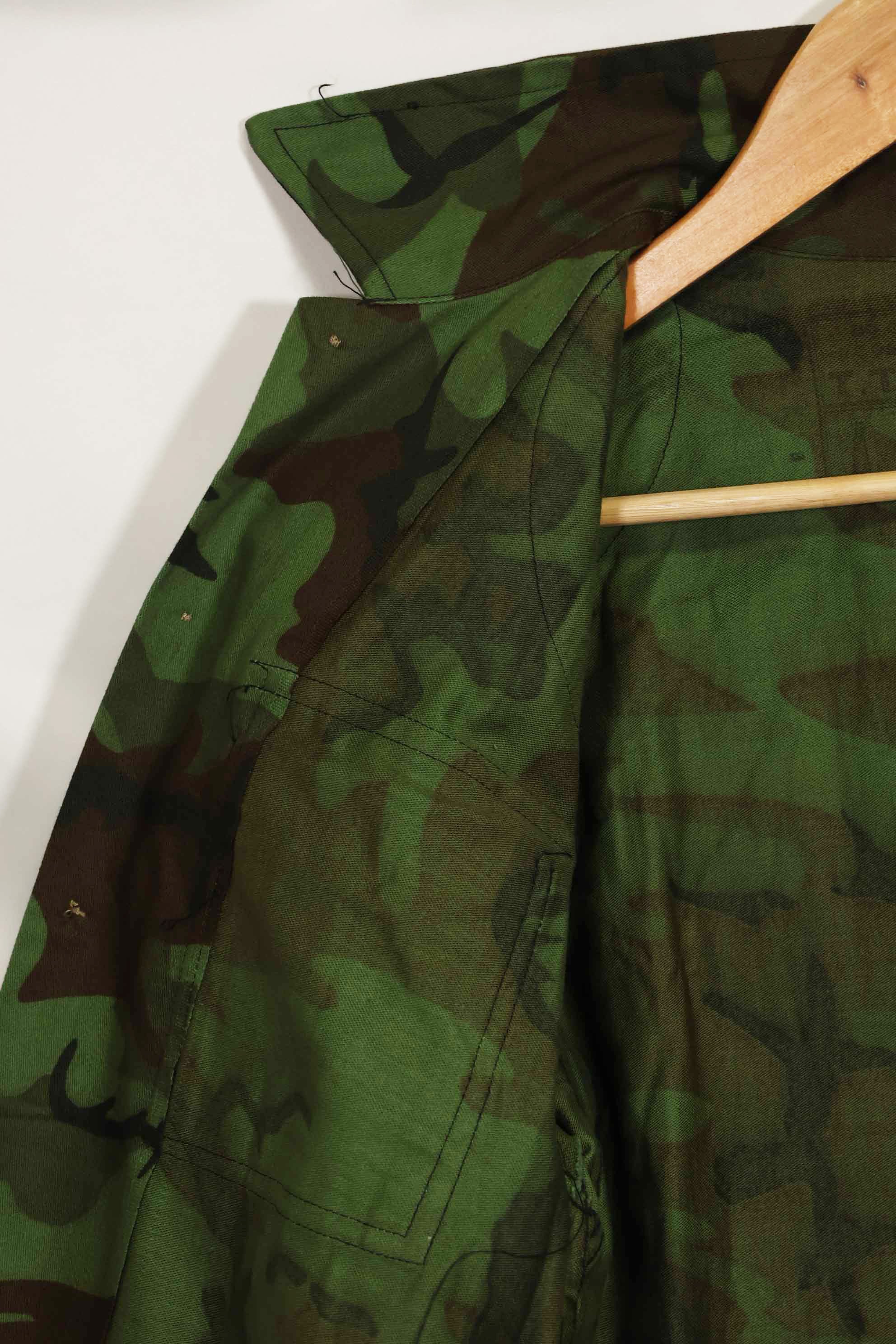 1960s U.S. Army Advisor ARVN BDQ Ranger Shirt Leaf camouflage shirt, never used.