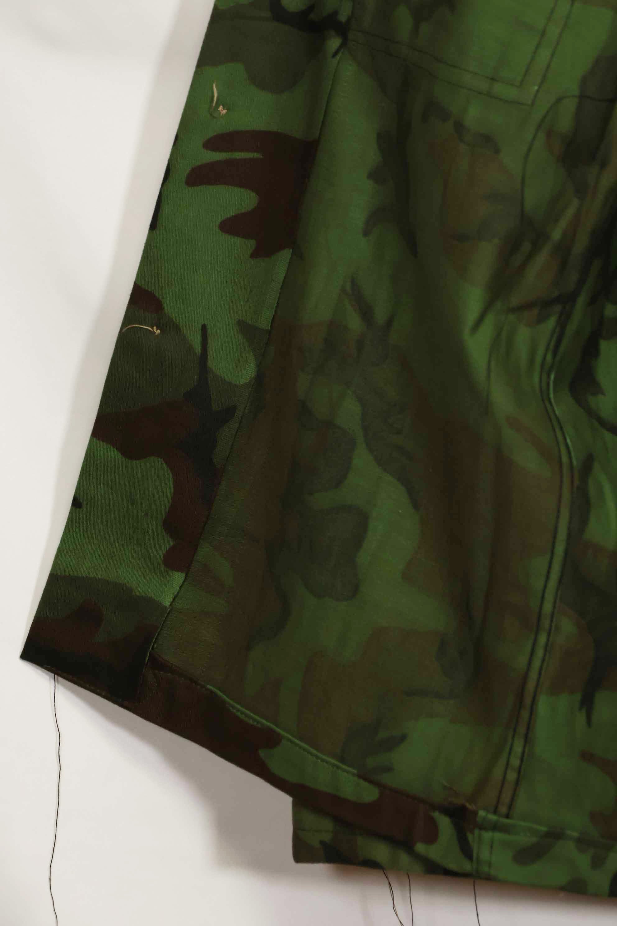 1960s U.S. Army Advisor ARVN BDQ Ranger Shirt Leaf camouflage shirt, never used.