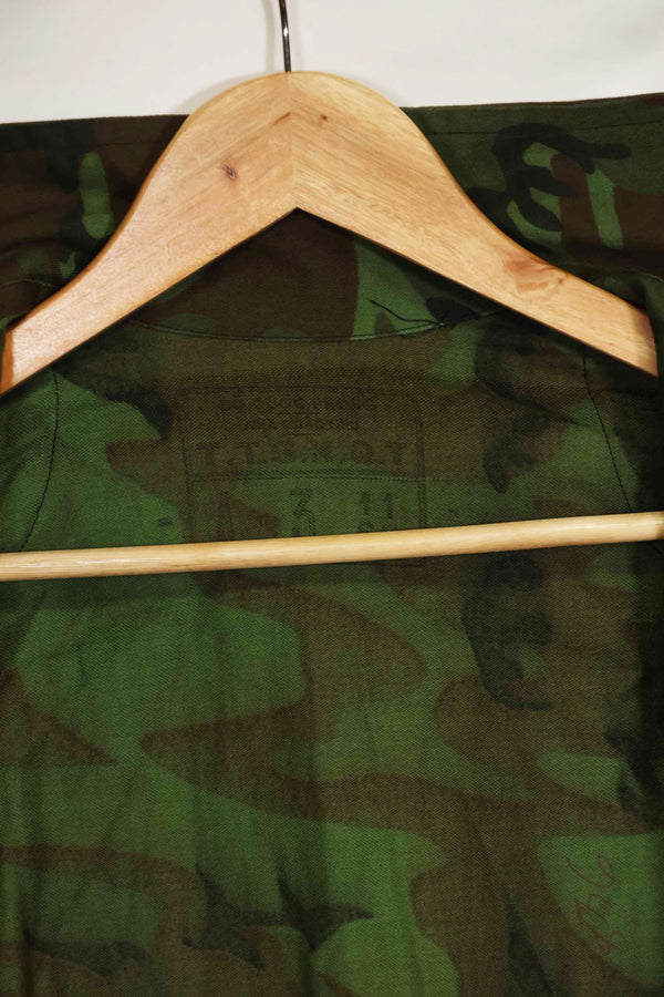 1960s U.S. Army Advisor ARVN BDQ Ranger Shirt Leaf camouflage shirt, never used.