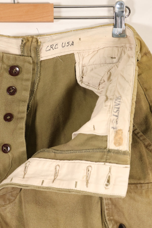 电影服装 大号电影服装 Private Ryan US Army M42 Jump Pants Used C