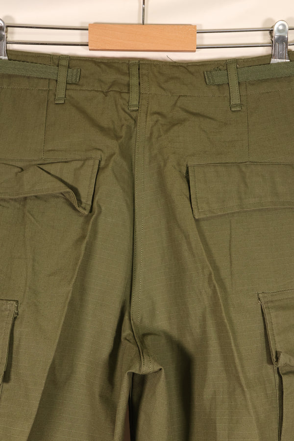 1960年代後半　S-R　アメリカ軍　4th Model ジャングルファティーグ　パンツ　状態良い　ほぼ未使用品